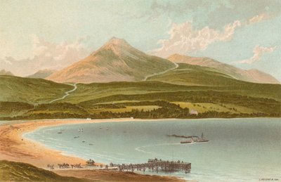 Bahía de Brodick y Goatfell de English School